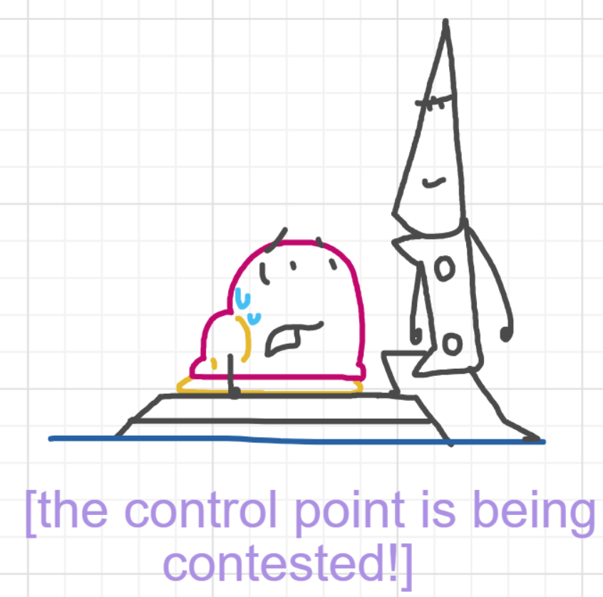 A panel from What's The Point, episode five of the Board Boards object show by Furretwalk/WalkingFurret.